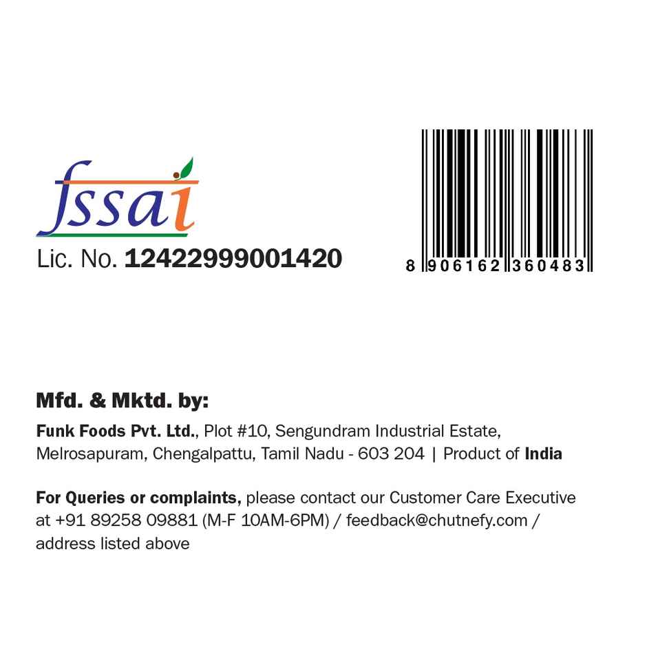 Chutnefy Spicy Onion Chutney - Value Pack | Serves 5-6 People - 0% Additives-Colours-Preservatives