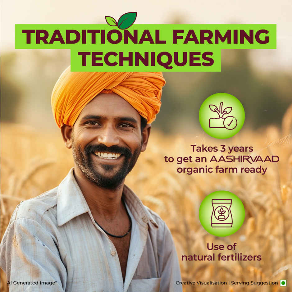 Aashirvaad Organic Arhar/Tur Dal | 100% Organic Arhar/Tur Dal Rich in Protein