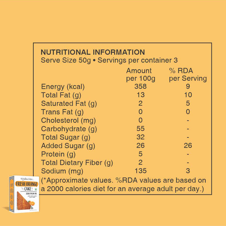 Banana Bread 150G(150gms) & Fresh Orange Cake(150gms) Combo