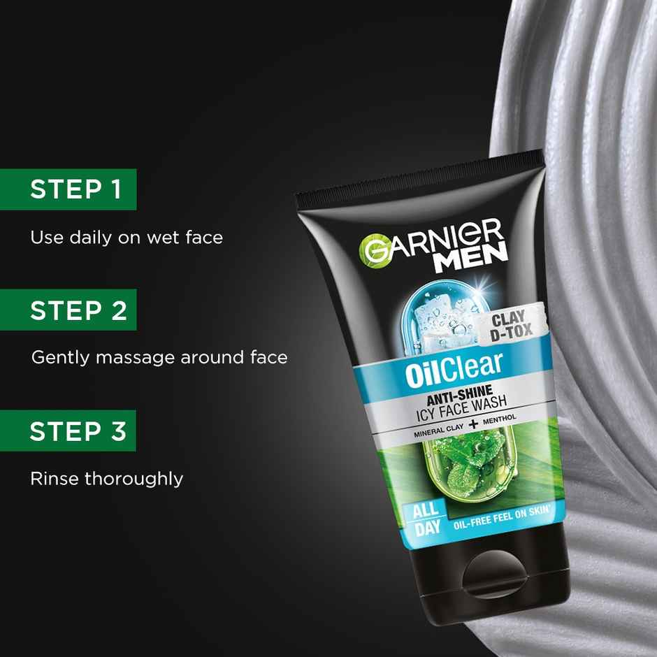 Garnier Men Oil Clear Face Wash