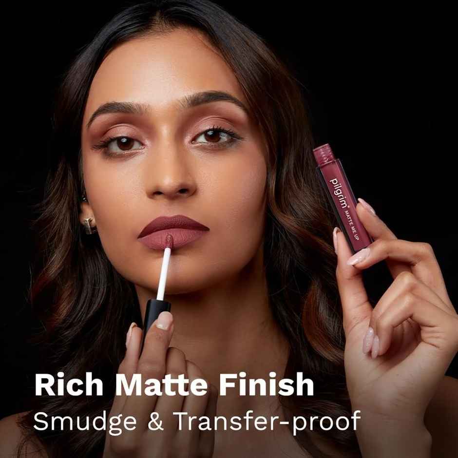 Pilgrim Matte Me Up! Liquid Lipstick | Flirty Rose