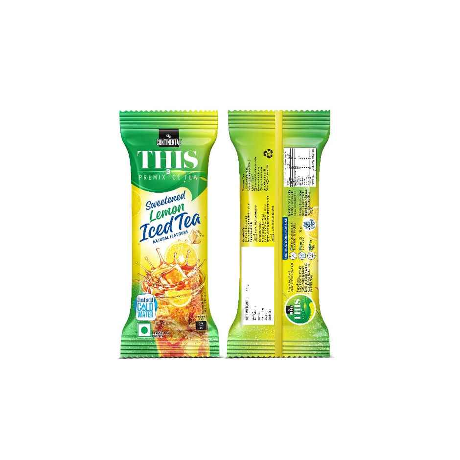 Continental THIS Lemon Iced Tea-Premix Powder| Sachet