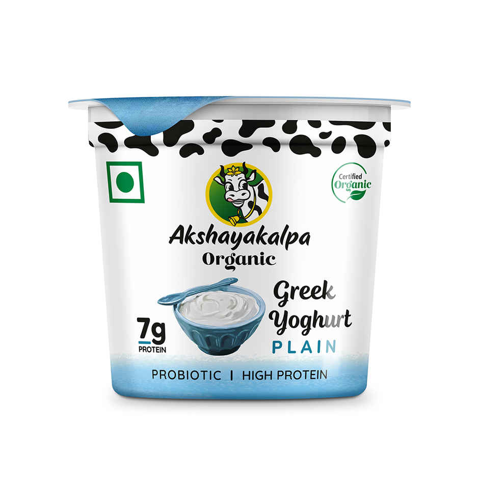 Akshayakalpa Organic Greek Yogurt - Natural Combo 