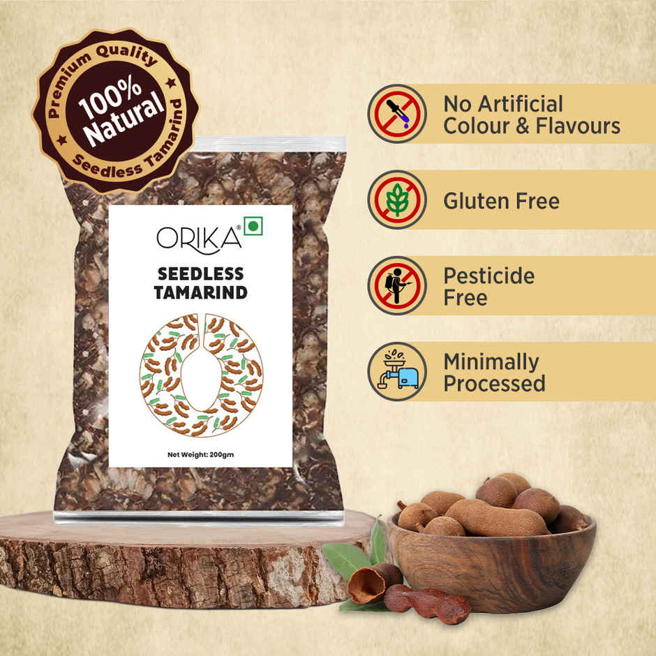 Orika Seedless Tamarind | Seedless Imli