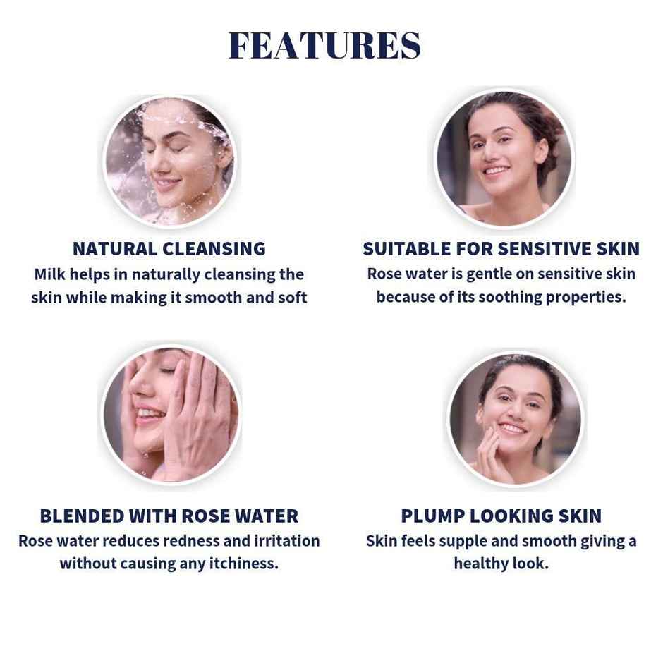 Nivea Milk Delights Face Wash Rose
