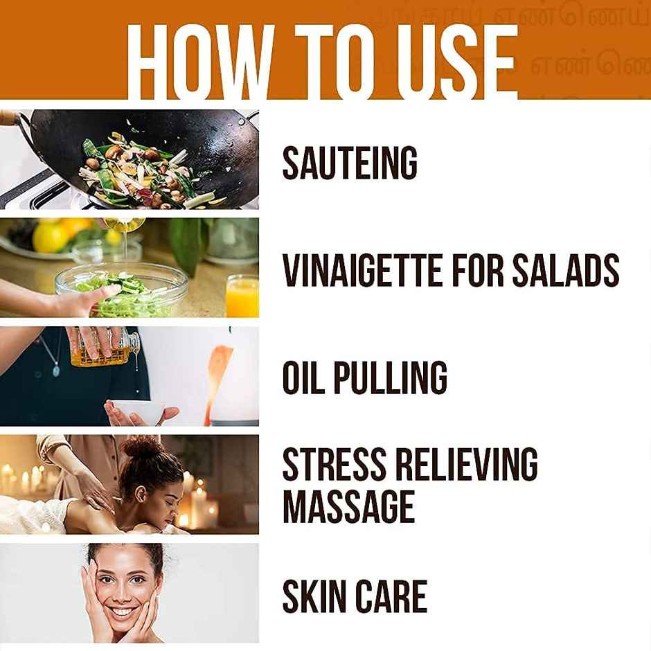 Puvi Gingelly (Sesame-Til) Cold Pressed Oil | Sesame Oil - Virgin - Chekku | Ghani