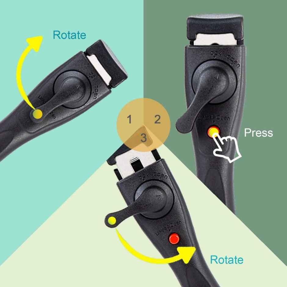 Softel Multipurpose Handle Removable Handle For Kitchen Cookware | All-In-One Detachable Handle