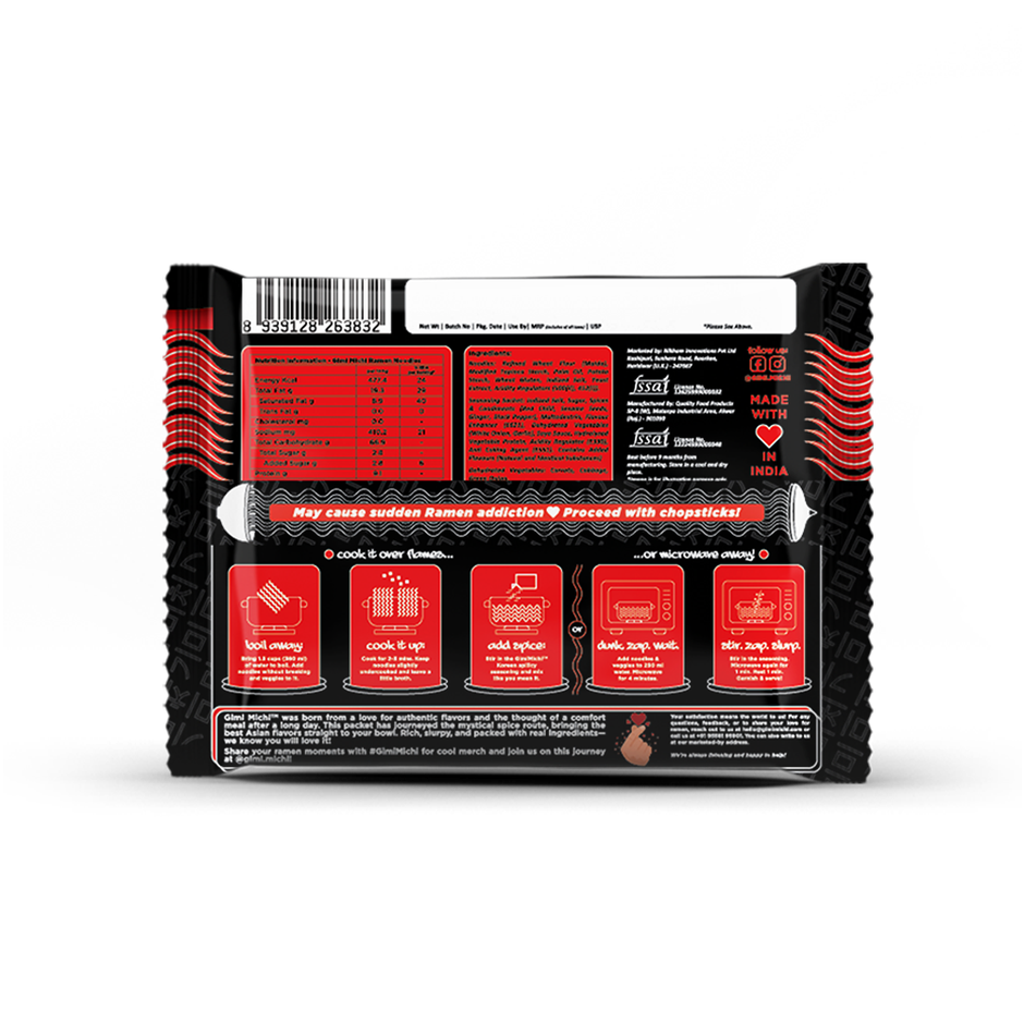 Gimi Michi Korean Spicy Ramen Instant Noodles