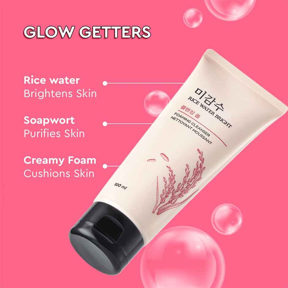 The Face Shop Rice Water Bright Foaming Cleanser