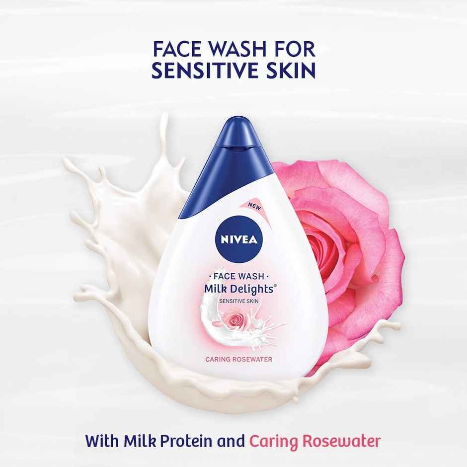 Nivea Milk Delights Face Wash Rose