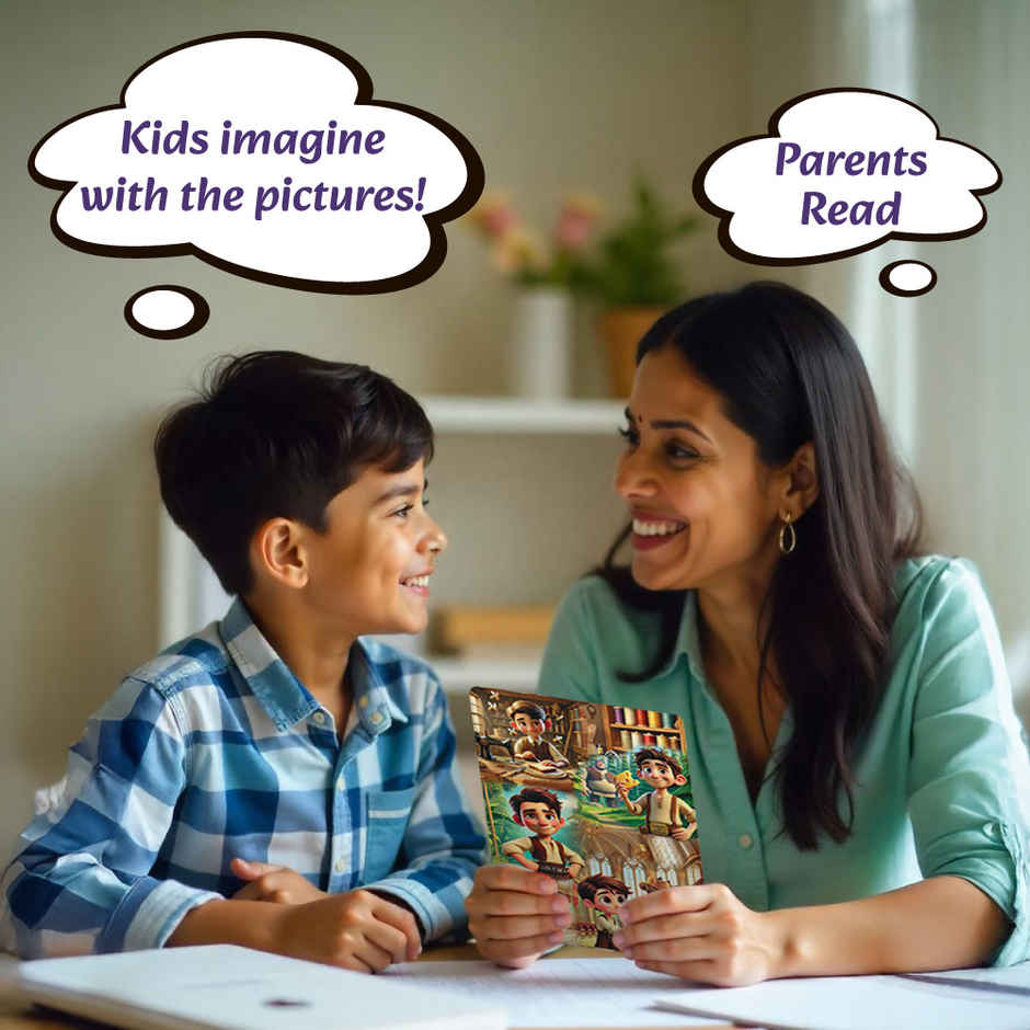 Physics Wallah PW Bedtime Fairy Tales 51 Flashcards For Kids 3+ years | Colorful Pictures