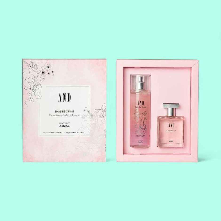 Snickers Best Of Our Minis Chocolate Gift Tin | Gifting Treat | Snickers (133g) & And By Ajmal Love Muse Eau De Perfume & Dainty Glam Body Mist For Women | Gifting Essential (250ml) Combo