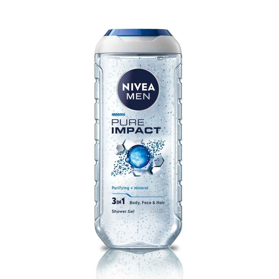 Nivea Men Pure Impact Body Wash For Face, Body & Hair