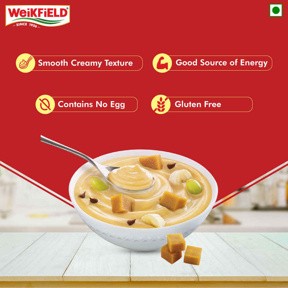 Weikfield Custard Powder Butterscotch Flavoured Carton