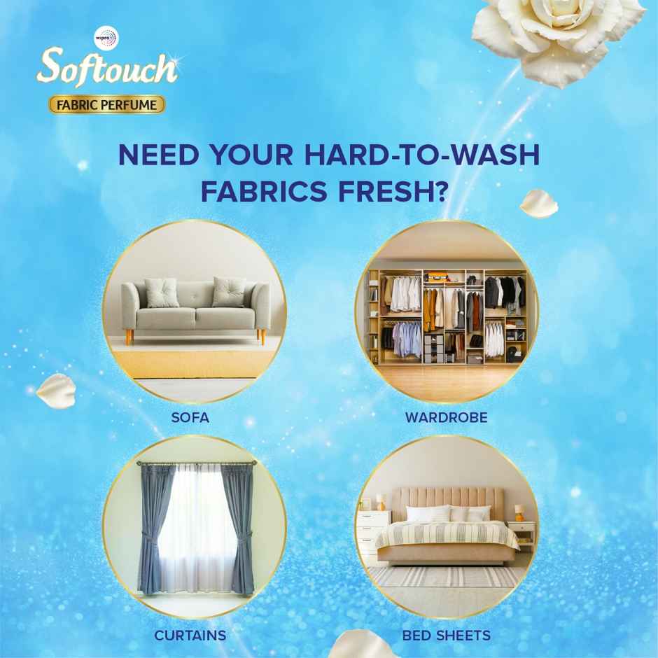 Softouch Fabric perfume Spray Instant Fragrance - 350 ml