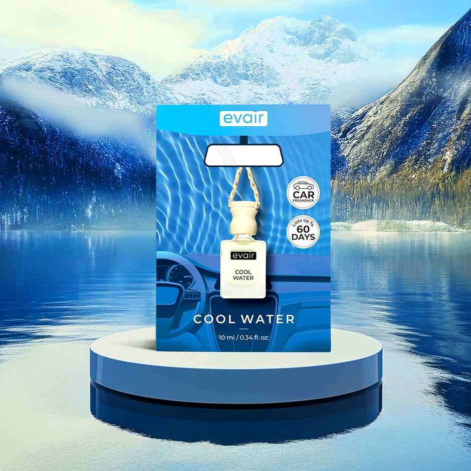 Evair Cool Water Hanging Car Air Freshener - 10 ml