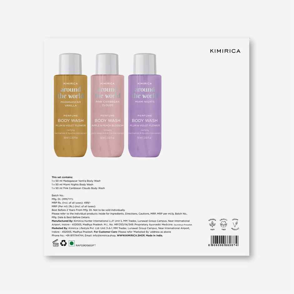 Kimirica Around the World Perfume Body Mist Gift Set