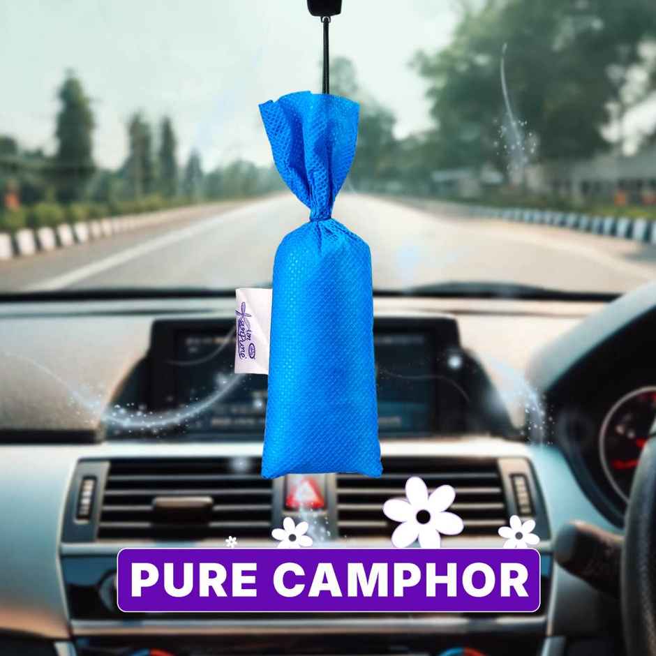 Lavender Camphor Pouch by Air Karpure |Car, Bathroom, Wardrobe & Room Freshener|From House of Cycle