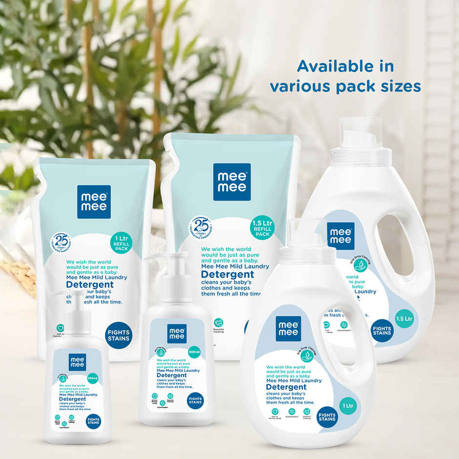 Mee Mee Mild Baby Liquid Laundry Detergent - One Drop Cleaning