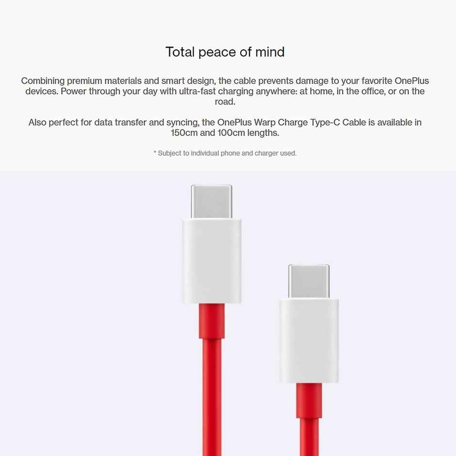Oneplus Type-C To Type-C Cable 100Cm