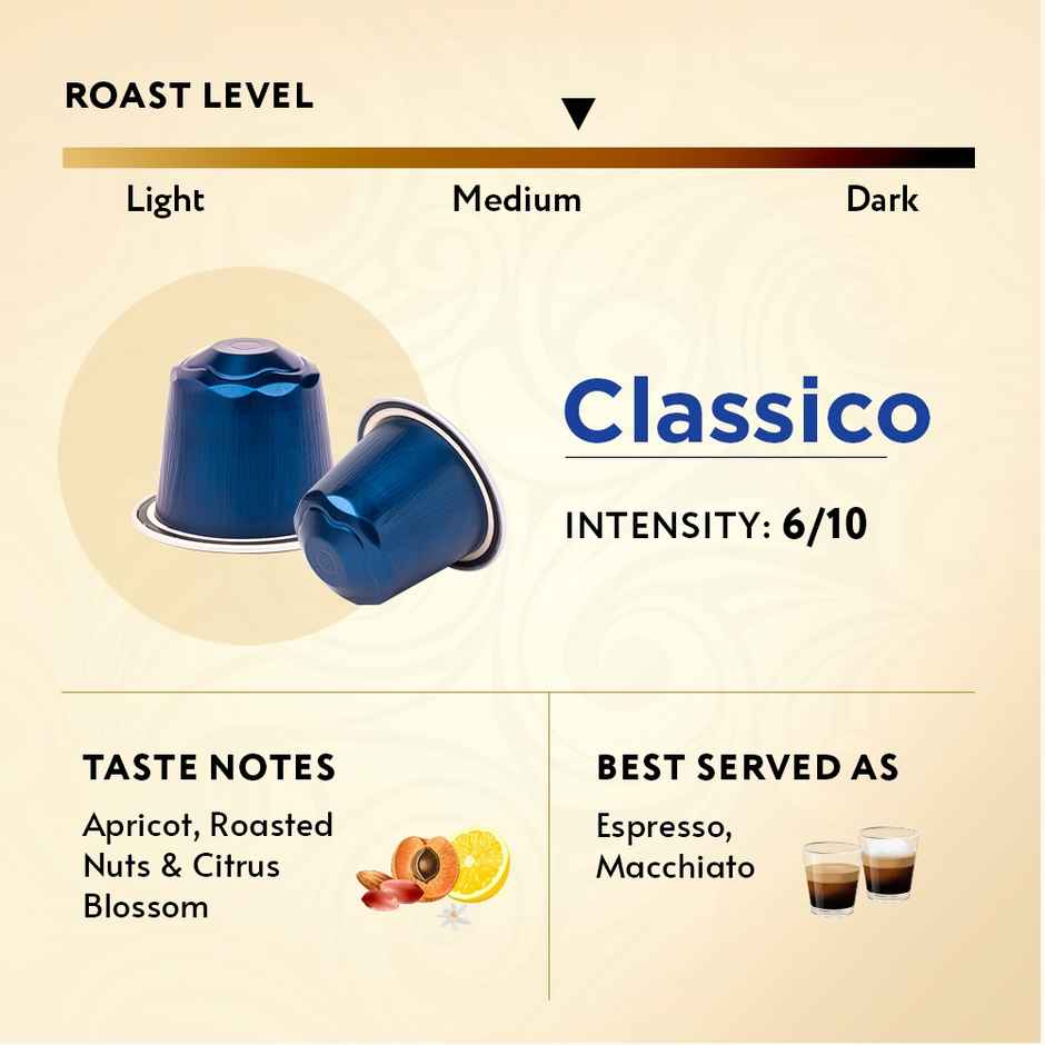 Coffeeza Classico Coffee capsules Box Of 1 | 10 Capsules