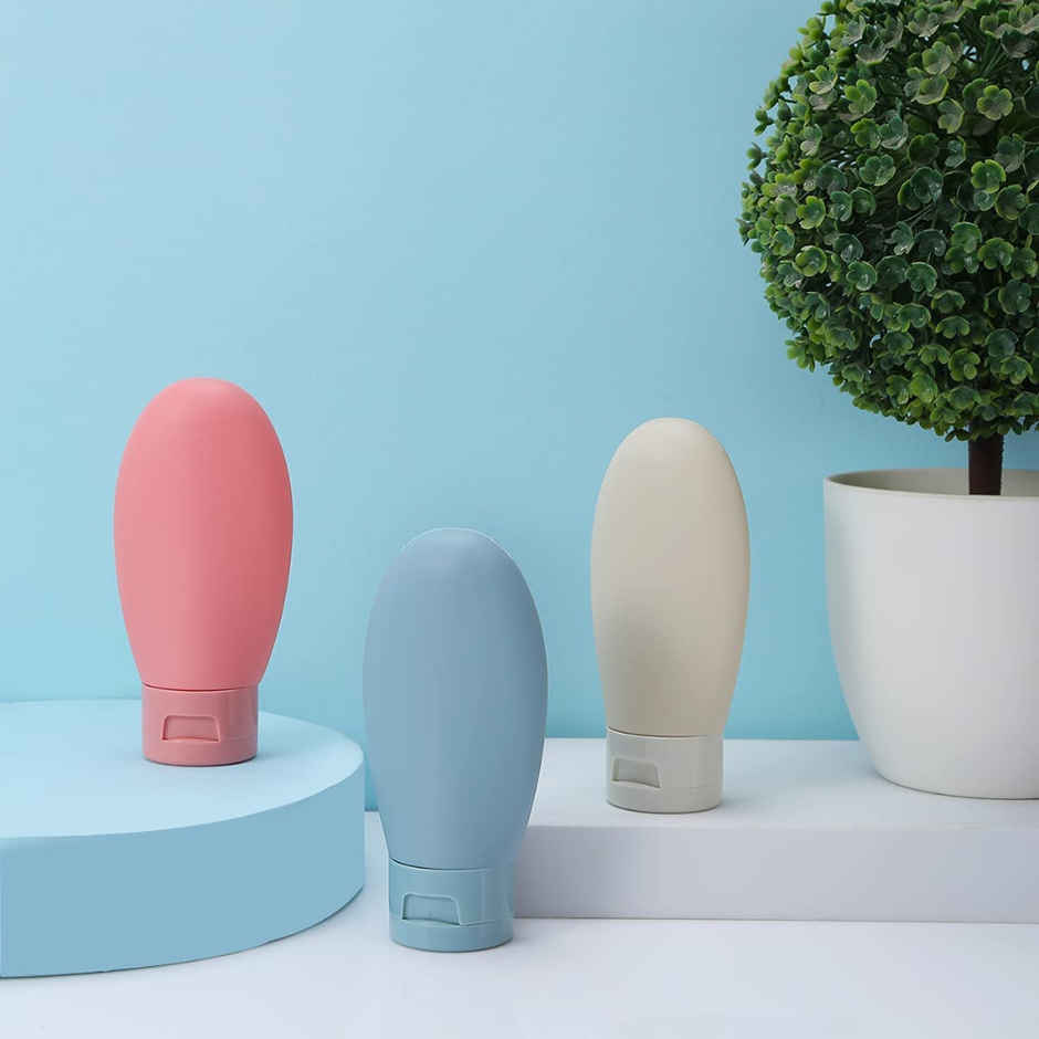 SE7EN 3 Pc Cosmetic Travel Bottle Set