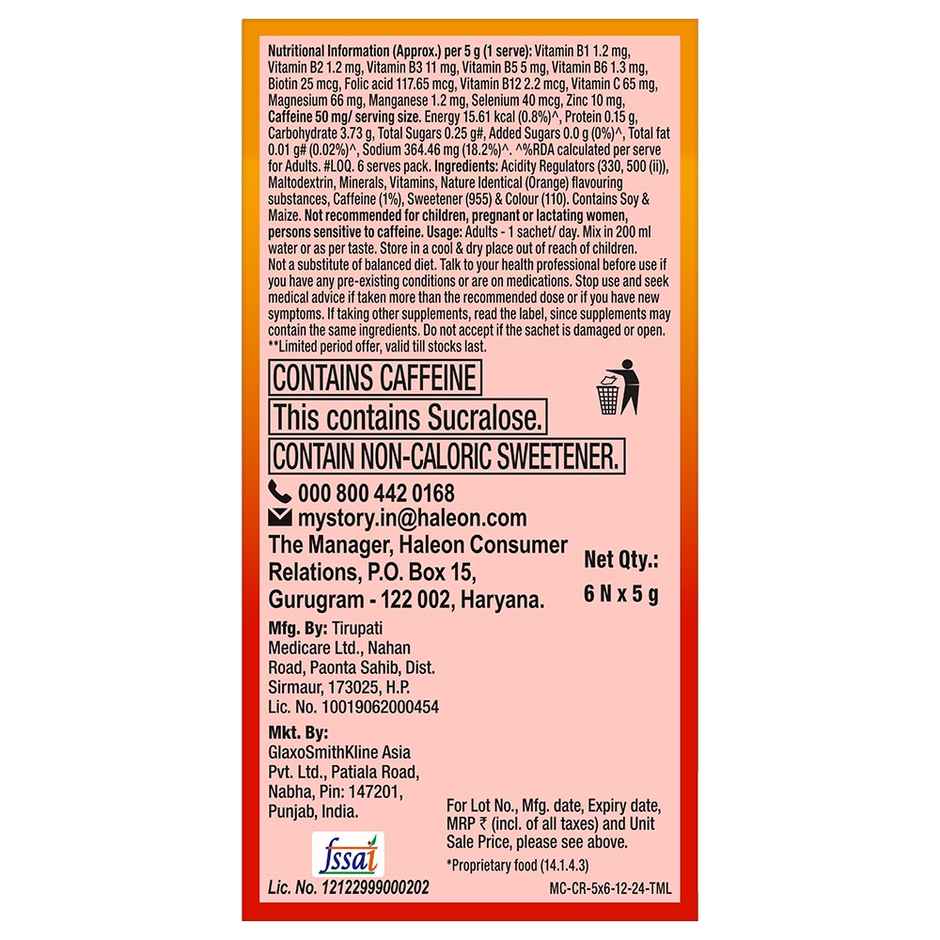 Centrum Recharge Multivitamin Powder Energy Drink Mix