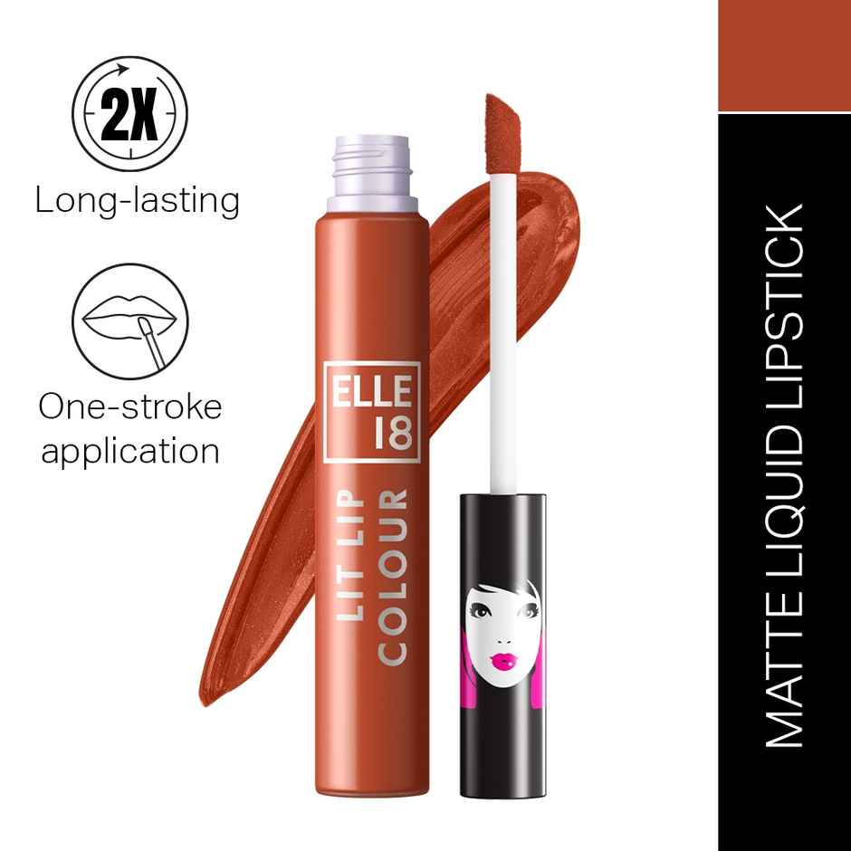 Elle 18 Liquid Lip Color | Tawny Wood | Smooth & Stylish