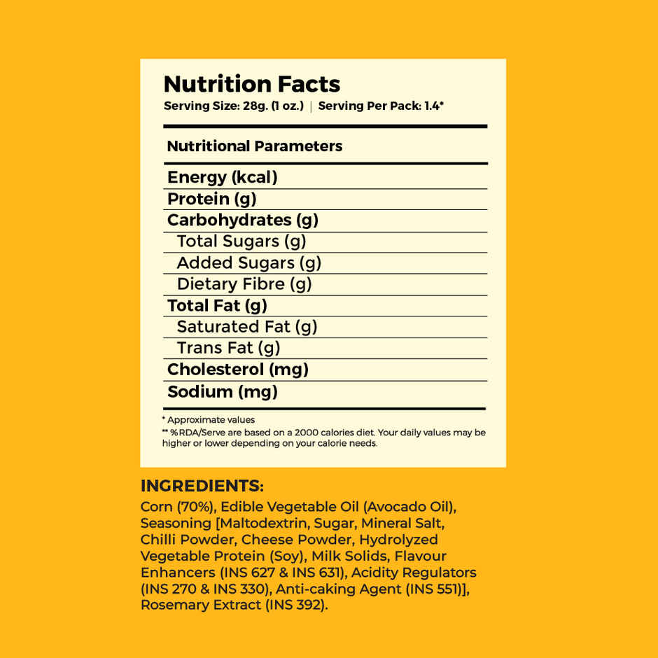 4700BC Cheese & Jalapeno Nachos | Made in Avocado Oil