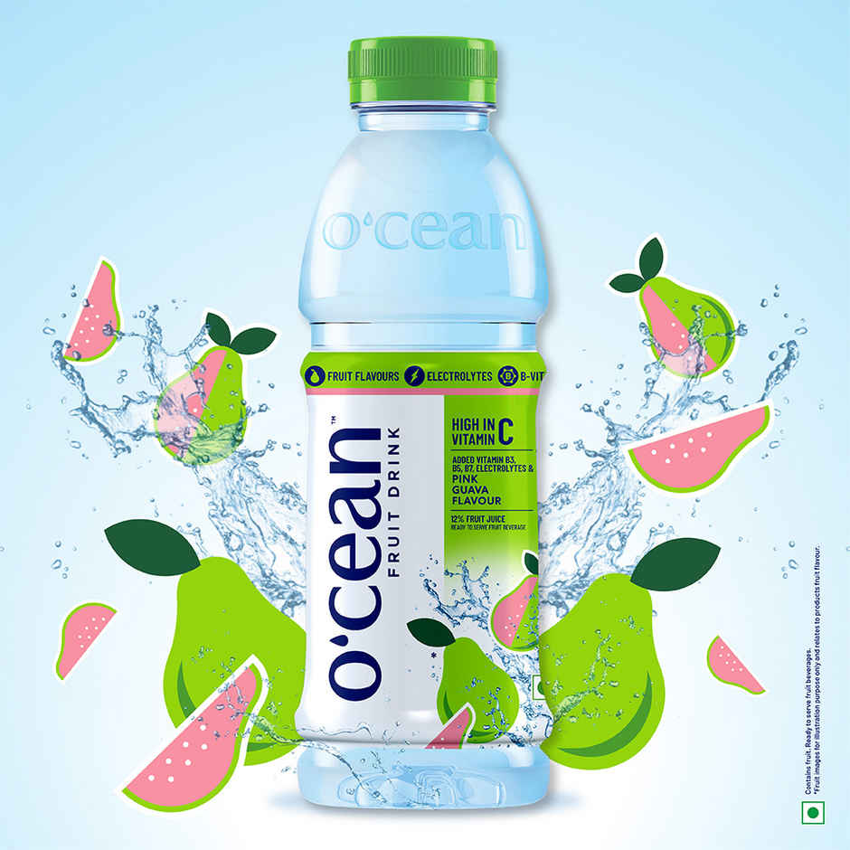 O'cean Beverages Pink Guava Flavoured Water