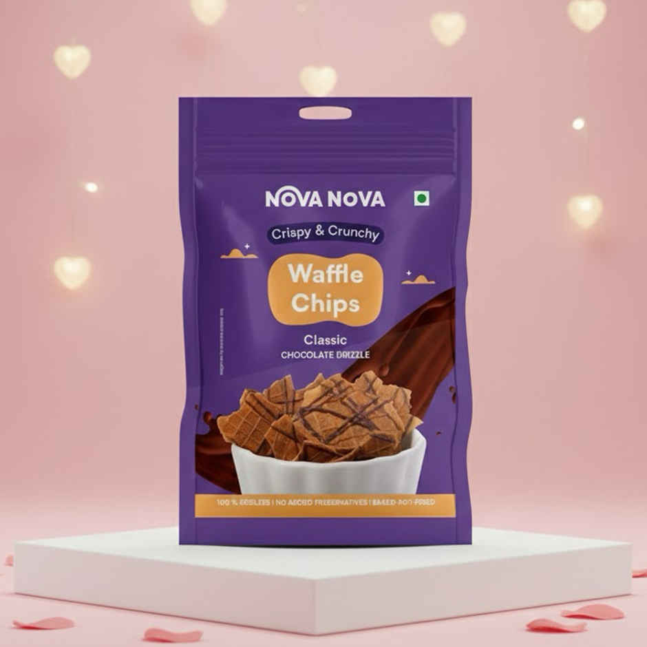 Nova Nova Waffle Chips | Classic Chocolate Drizzle