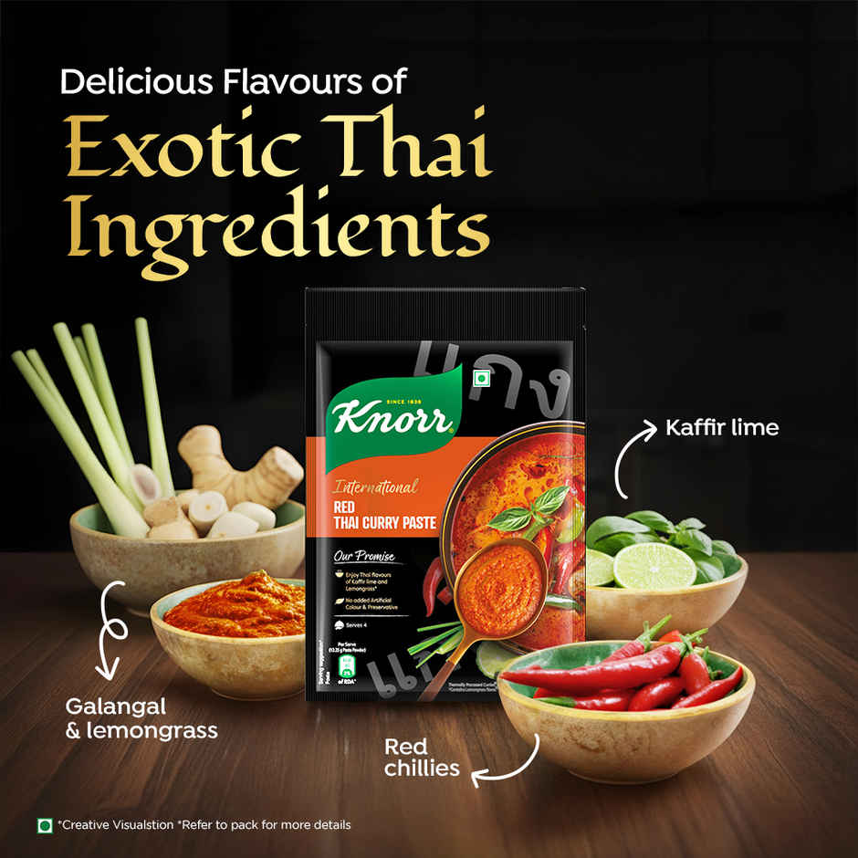 KNORR Red Thai Curry Paste, with Kaffir Lime & Chillies