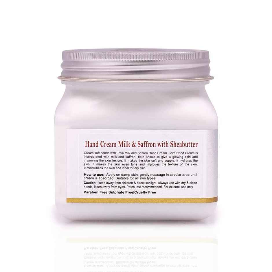 Jeva Milk & Saffron Hand Cream With Shea Butter