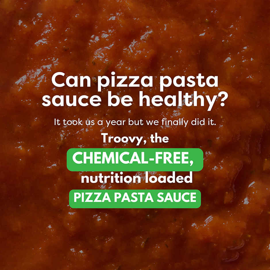 Troovy Healthy Pizza Pasta Sauce & Dip (Chemical-Free)
