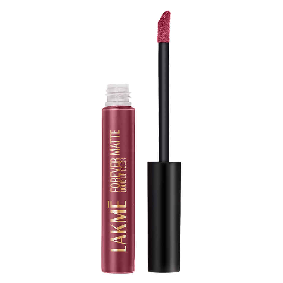 Lakme Forever Matte Liquid Lip | 16 Hr Lipstick | Lightweight & transferproof | Nude Pink