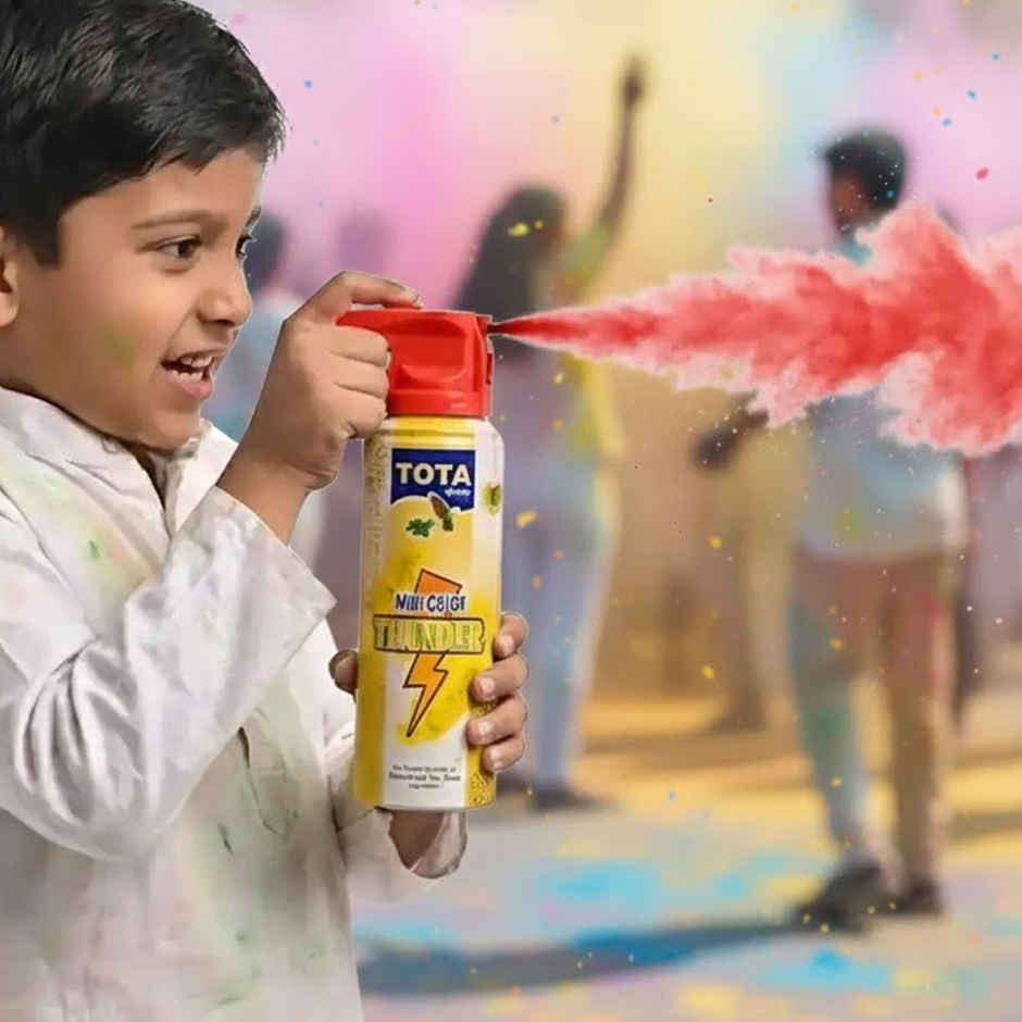 Mini Thunder Red  | Cylinder Spray | Tota