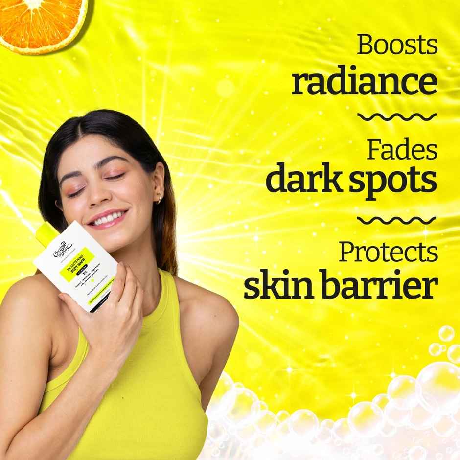 Chemist At Play Brightening Body Wash - 2% Vitamin C + Niacinamide Shower Gel For Women & Men