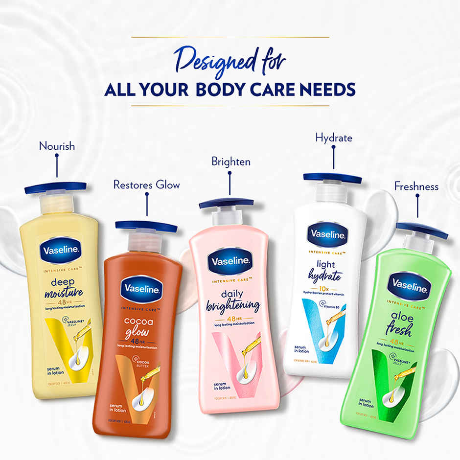 Vaseline Light Hydrate Serum In Lotion| Superlight & Non-Sticky For Hydration Boost