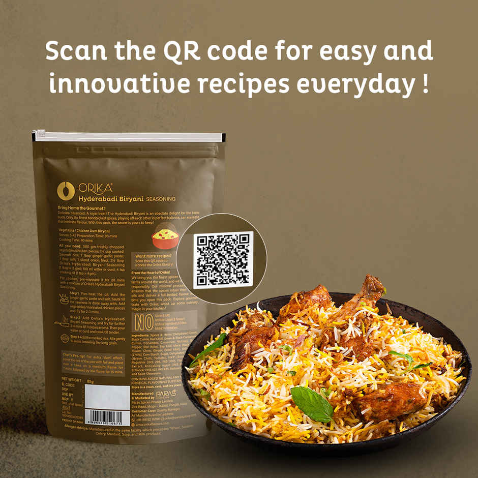 Orika Hyderabadi Biryani Seasoning | Biryani Masala