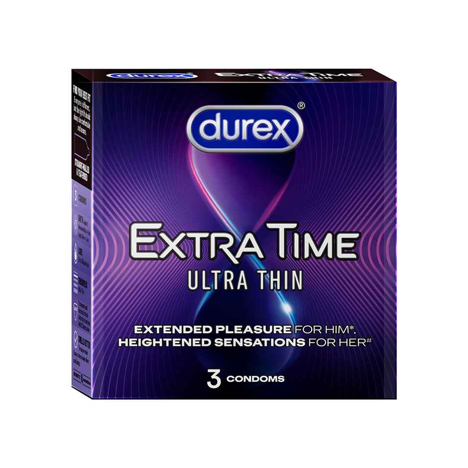 Durex Extra Time Ultra Thin Condom | Safe & Comfortable