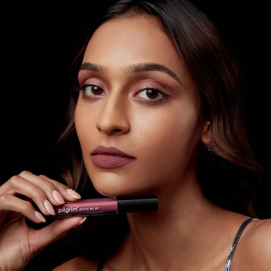 Pilgrim Matte Me Up! Liquid Lipstick | Flirty Rose