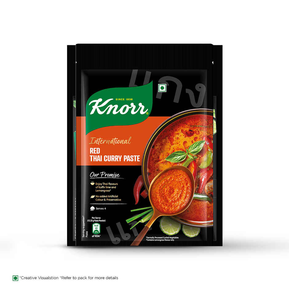 KNORR Red Thai Curry Paste, with Kaffir Lime & Chillies