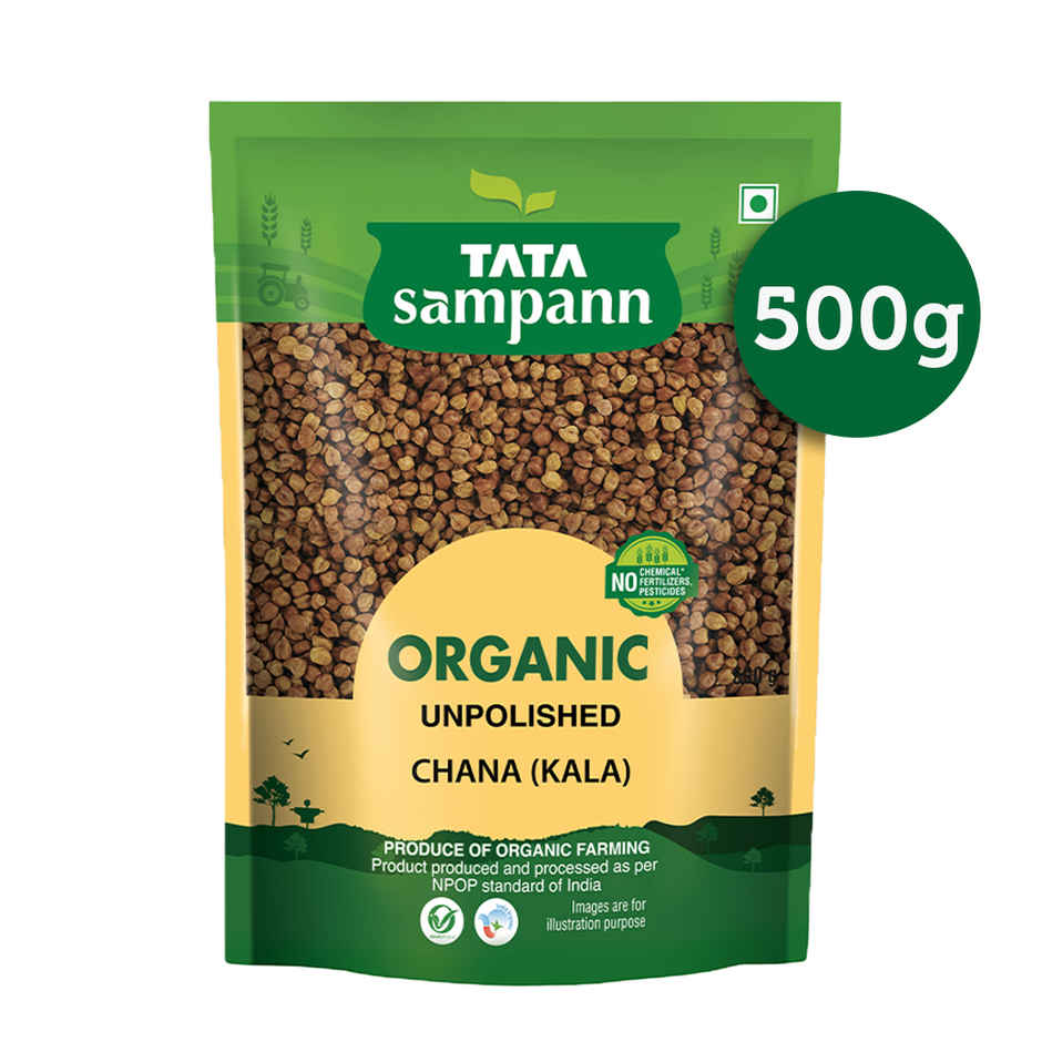 Tata Sampann Organic Unpolished Brown (Kala) Chana