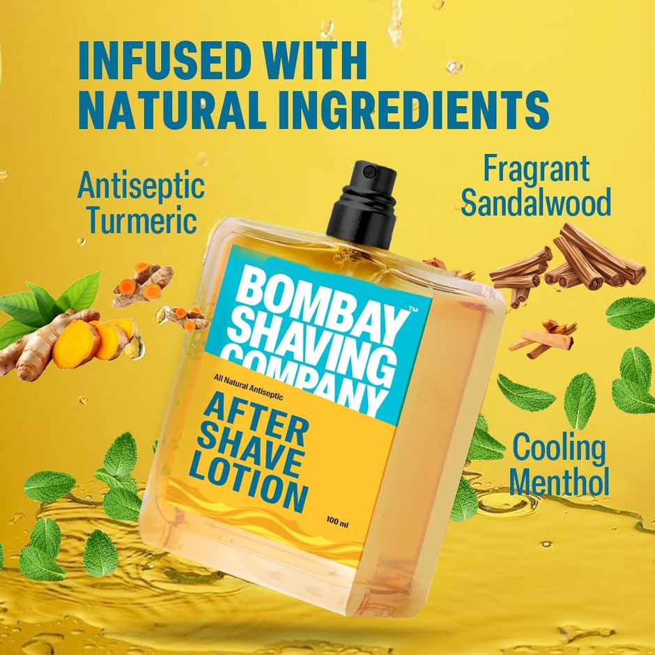 Bombay Shaving Company After Shave Lotion Turmeric & Sandalwood