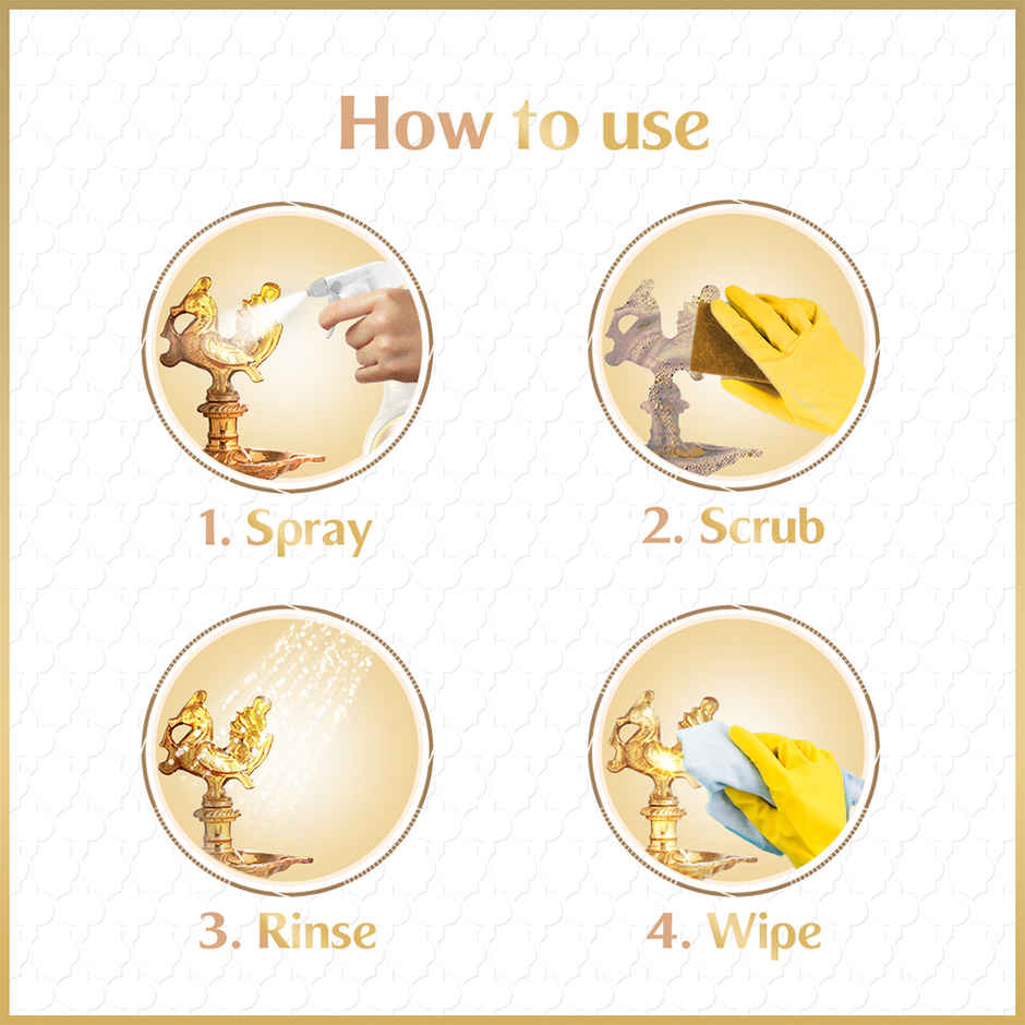 Vim Shudhham SandalWood And Tamarind Spray for Copper & Brass