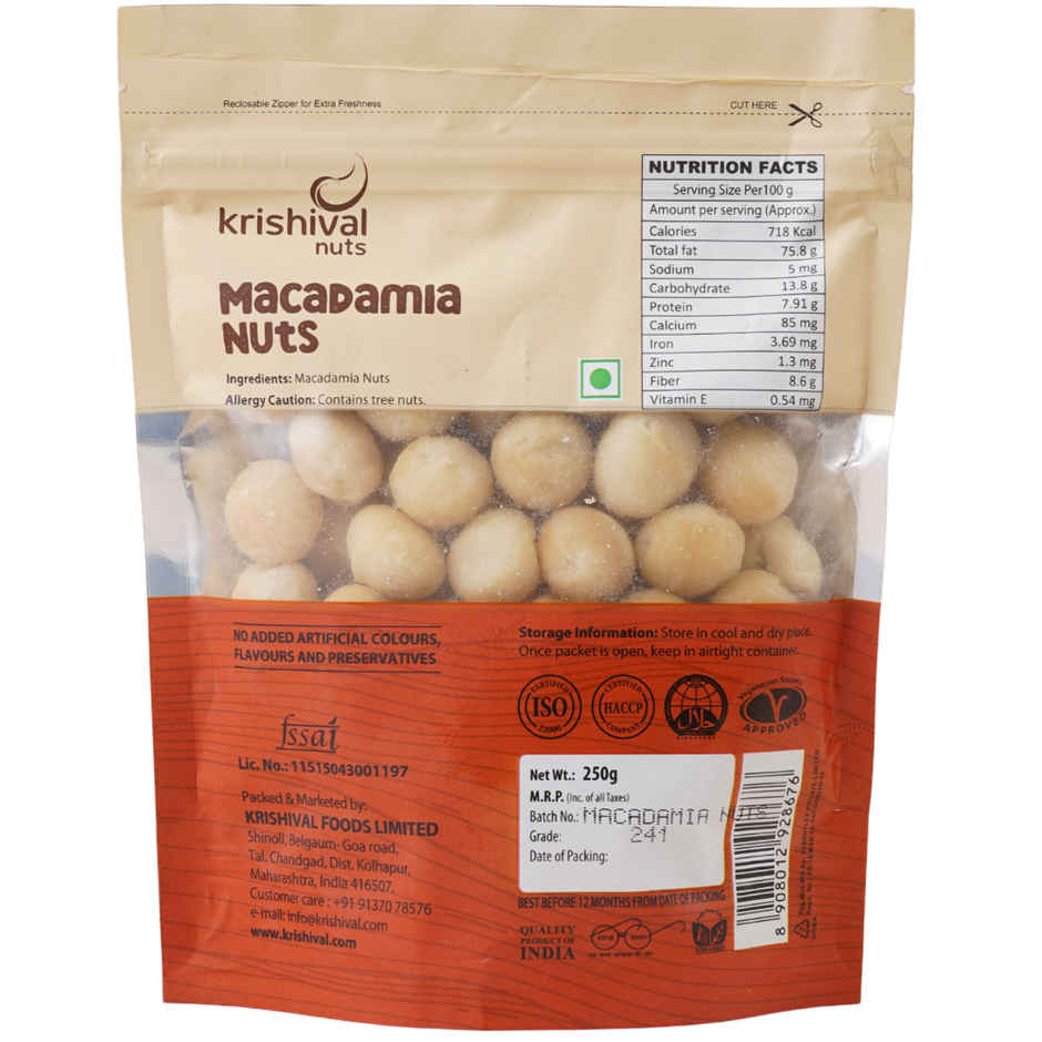 Krishival Nuts Macadamia Nuts