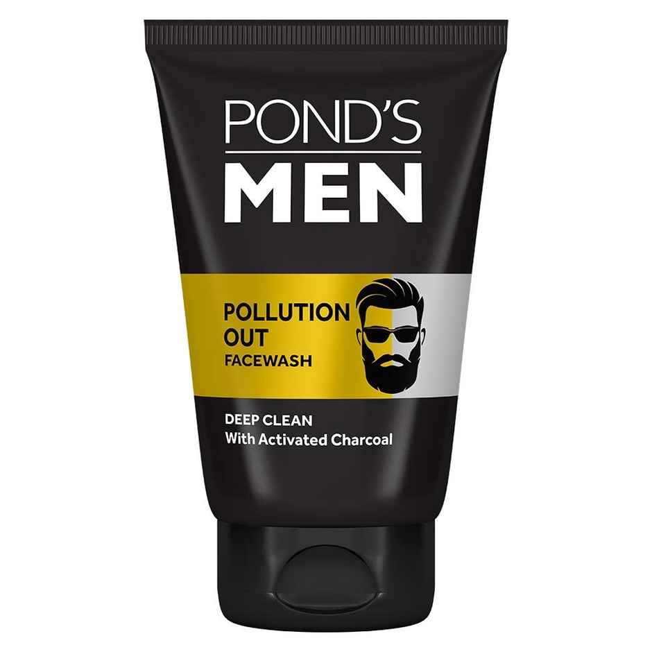 Pond's Men's Pollution Out Activated Charcoal Deep Clean Facewash