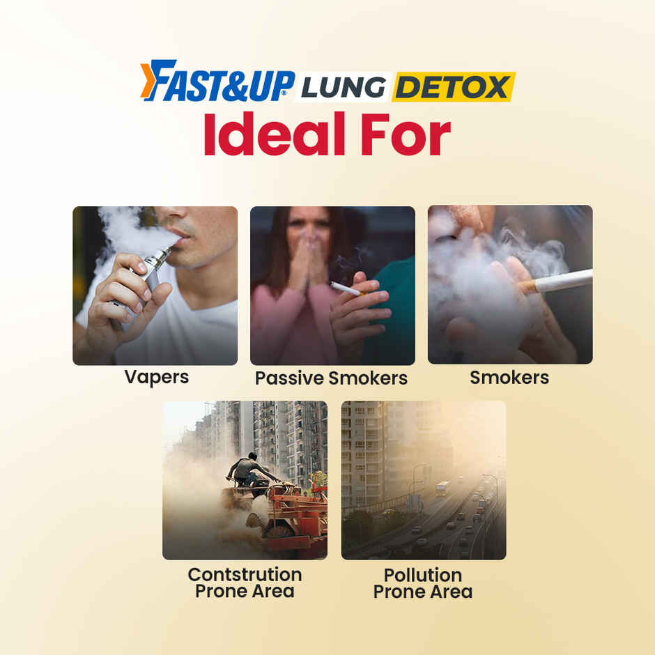 Fast&Up Lung Detox Smoking Cessation - Strawberry Flavour