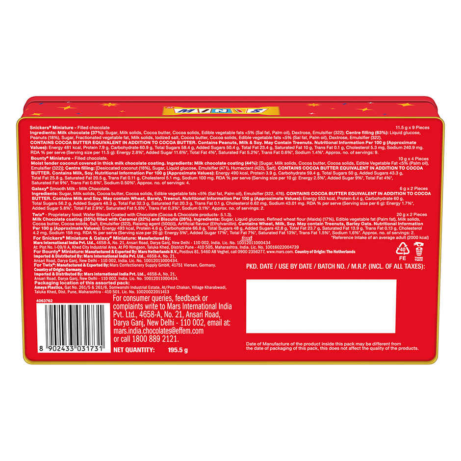 Snickers Best of Minis Assorted Valentine Chocolate Pack