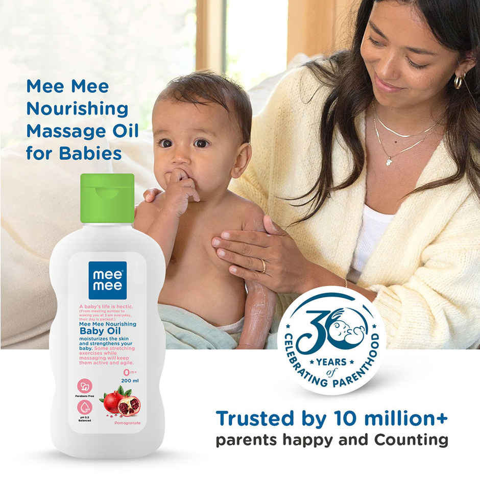 Mee Mee Baby Oil with Fruit Extracts | Newborn Friendly